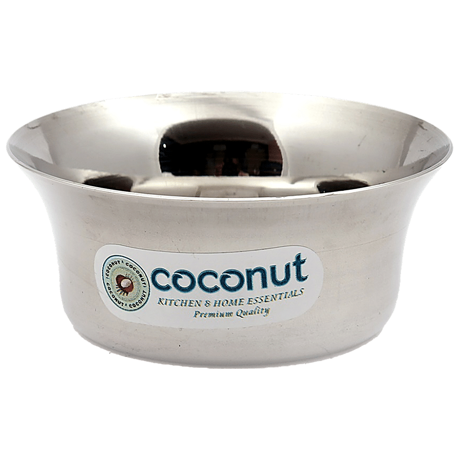 Coconut Stainless Steel C5 Bowl - Durable