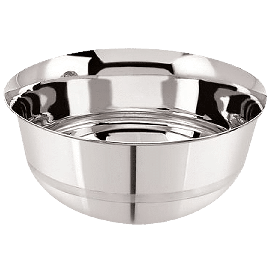 Neelam Stainless Steel  Flower Dlx Vati/Bowl/Katori - Strong & Sturdy