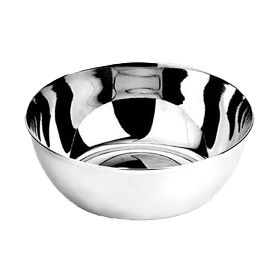 Petals Hammered Stainless Steel Curry Bowl/Watti/Katori - 10 Cm