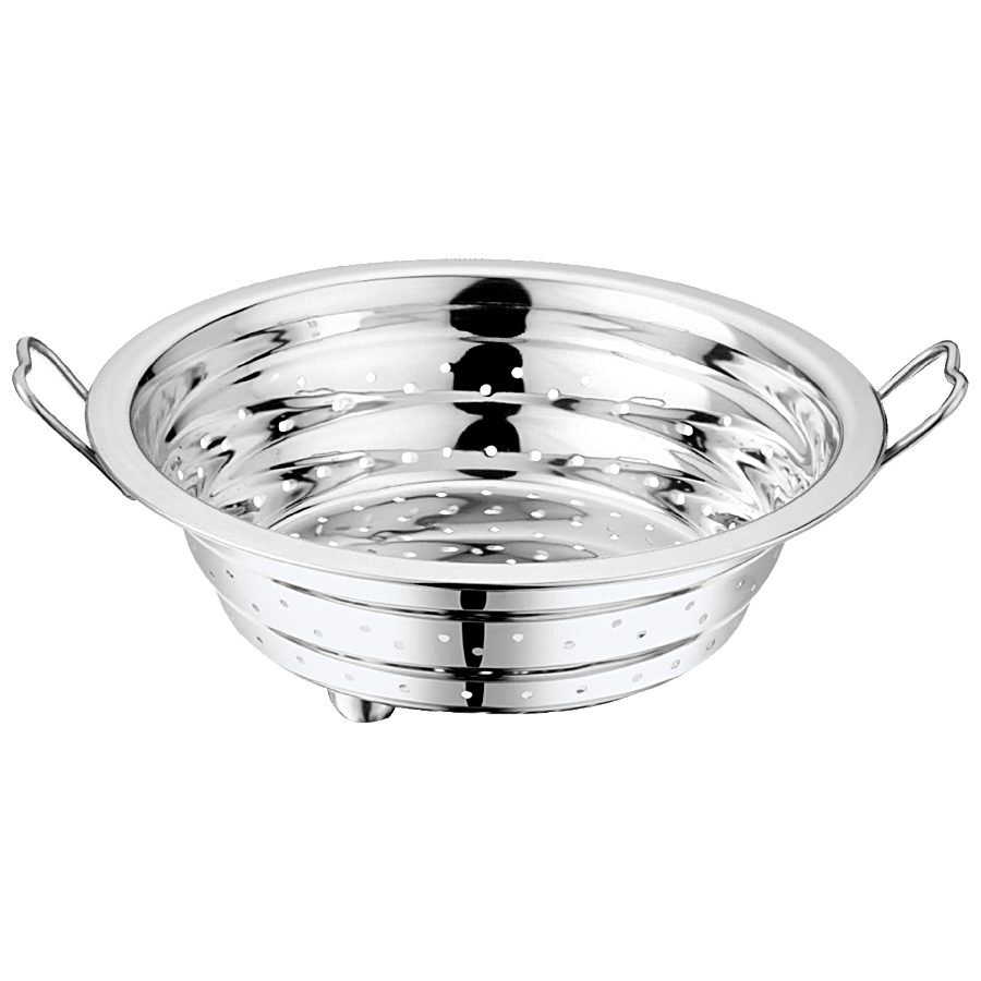 TIARA Aakruti Stainless Steel Colander/Strainer - With Handle