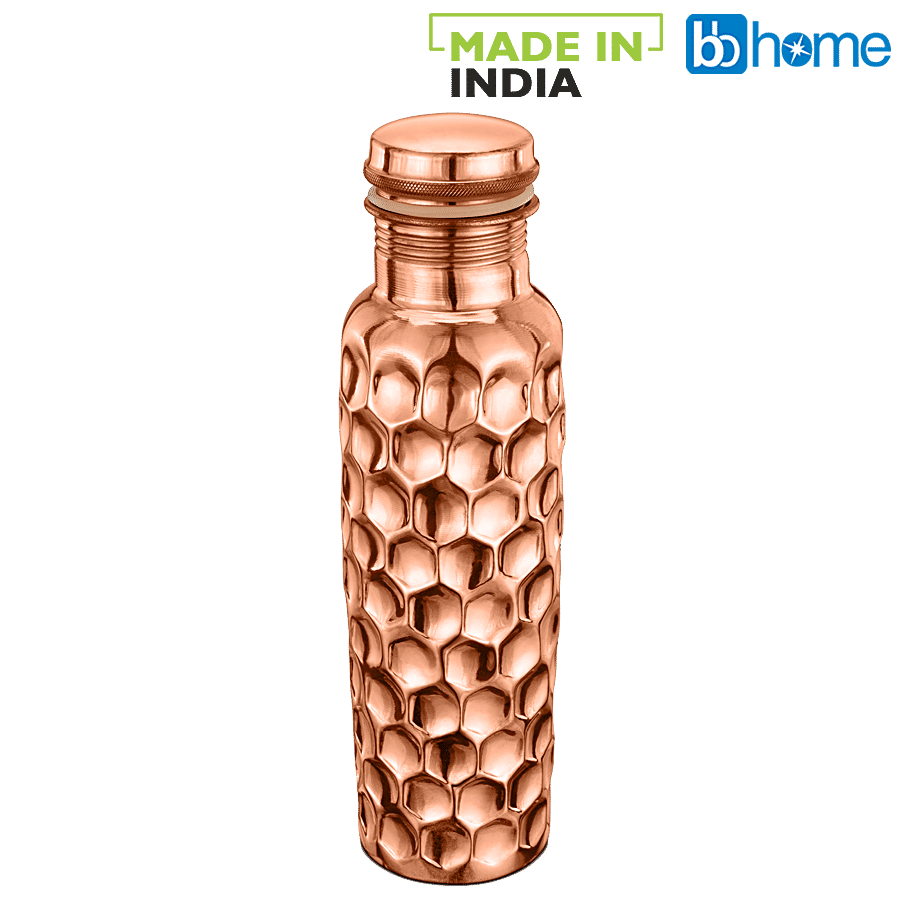 BB Home Copper Bottle - Diamond Mirror Finish