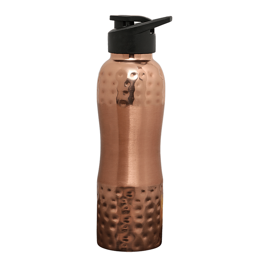 Frestol Copper Water Fliptop Bottle - Hammered