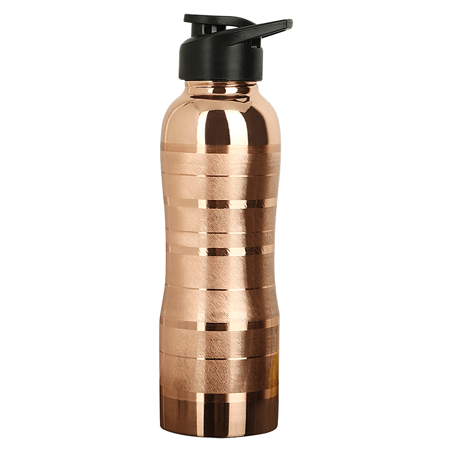 Frestol Copper Water Fliptop Bottle - Stripes