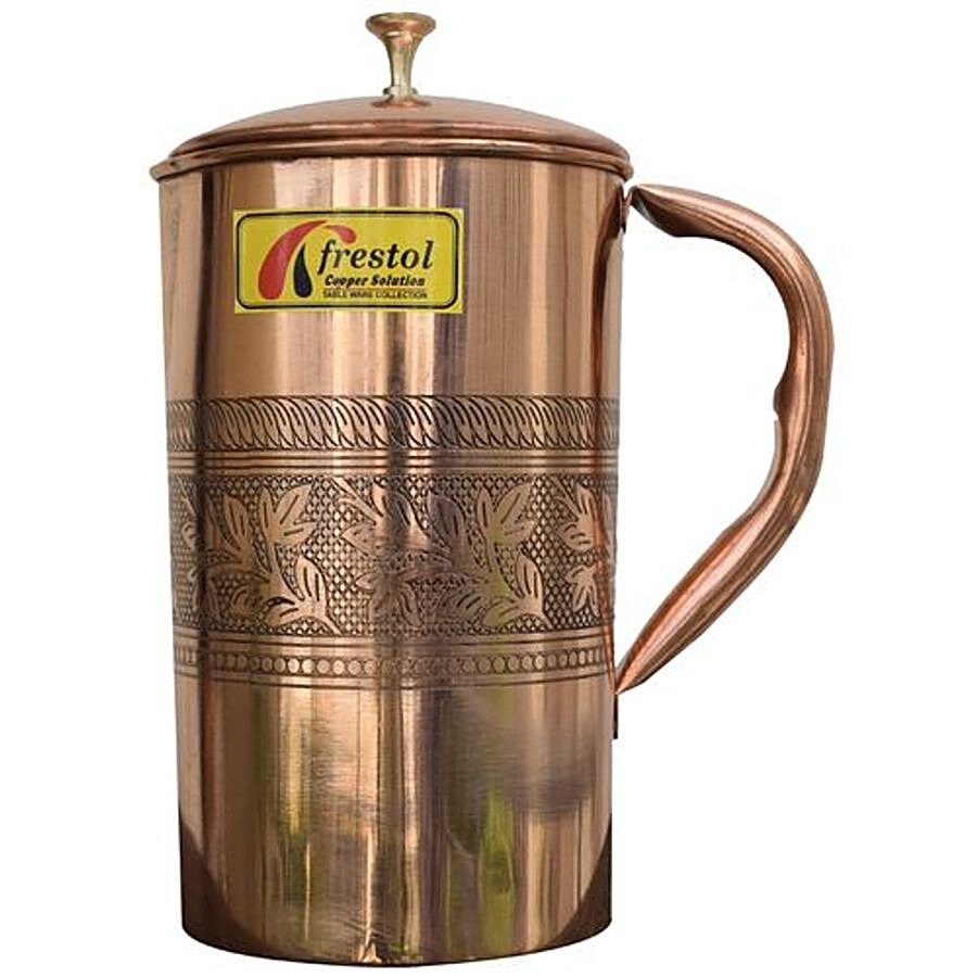 Frestol Copper Water Jug - Embossed