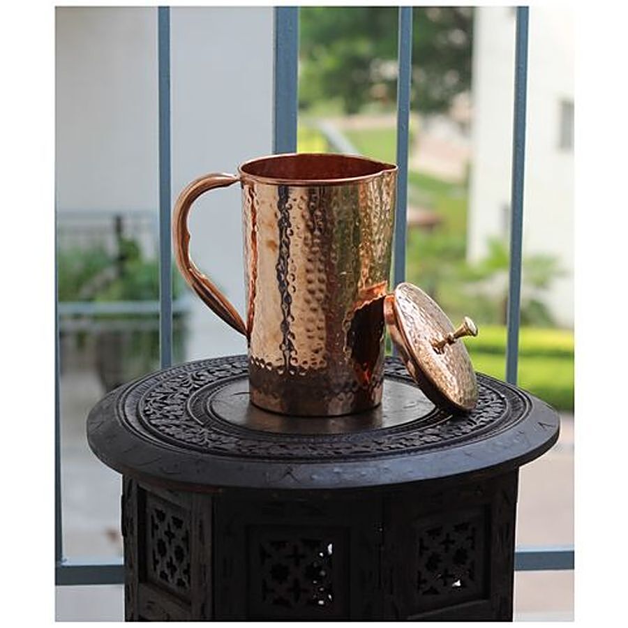 Frestol Copper Water Jug - Handmade Hammered Design