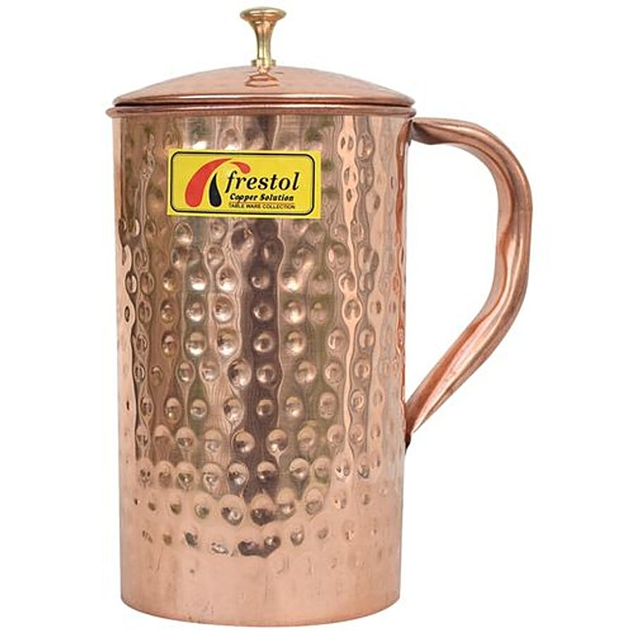 Frestol Copper Water Jug - Handmade Hammered Design