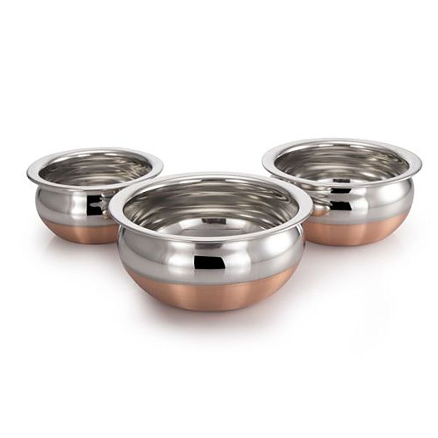 Manya Stainless Steel Copper Bottom Handi - Chetty