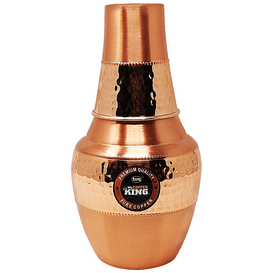 Mr. Copper King Copper Surahi Jug Bottle - Tabletop