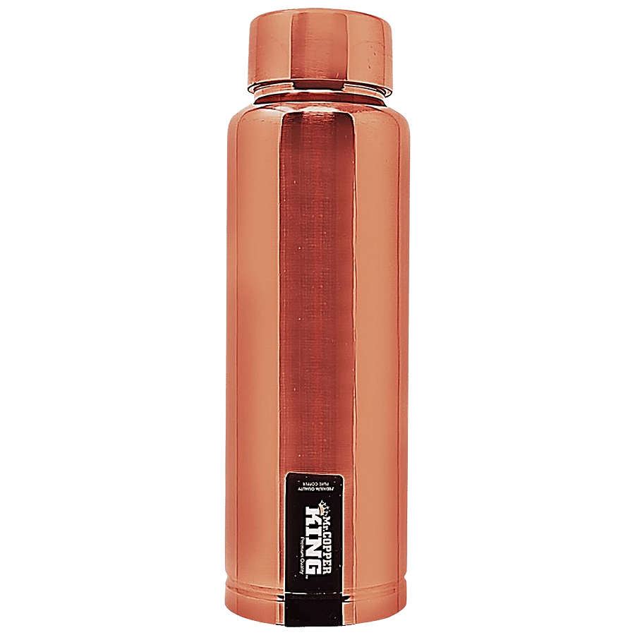 Mr. Copper King Pure Copper Water Bottle - Premium Quality