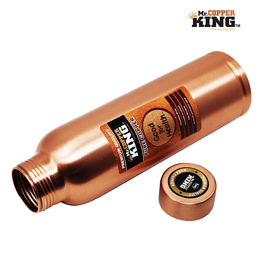 Mr. Copper King Pure Copper Water Bottle - Premium Quality