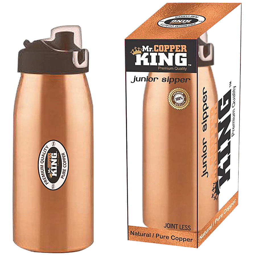 Mr.Copper King Copper Sipper Bottle Junior Jointless