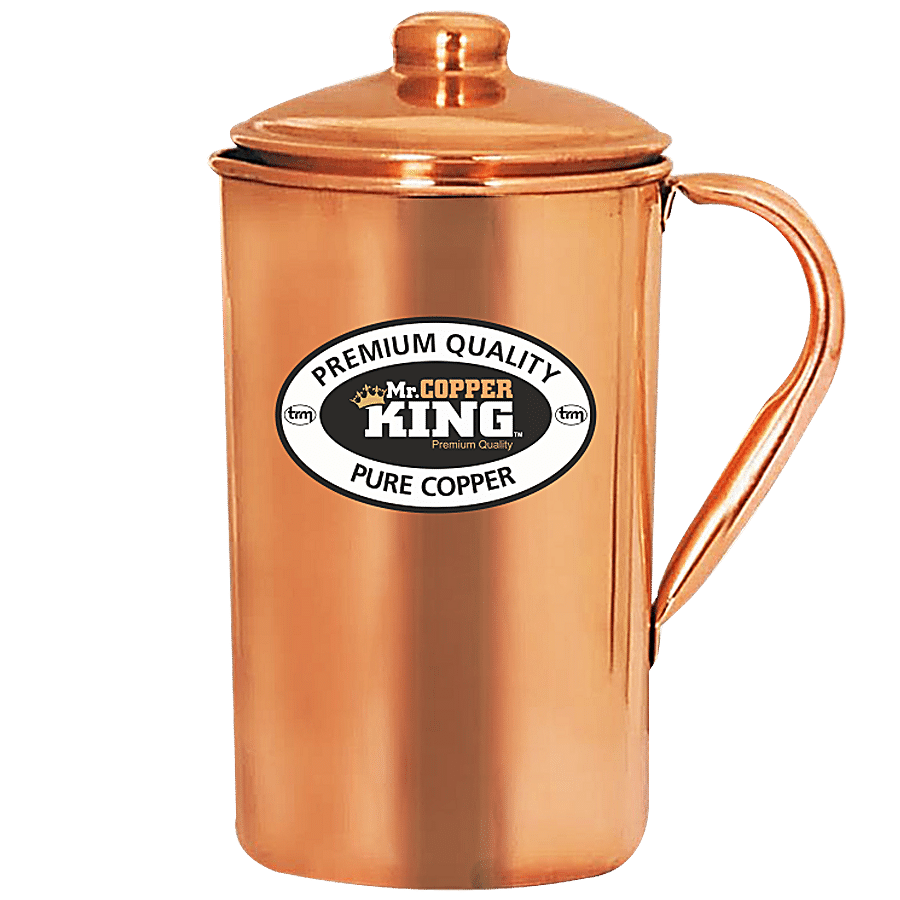 Mr.Copper King Copper Water Jug - Plain