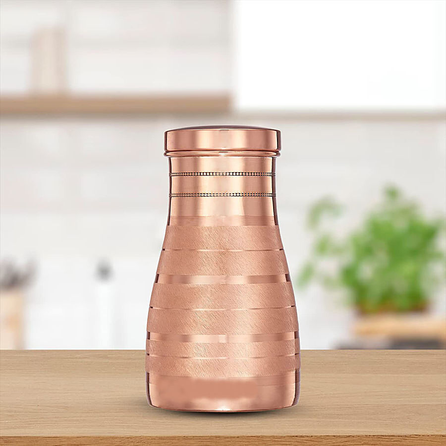 Prime-Metal Copper Lining Bedroom Bottle - With Glass Inside