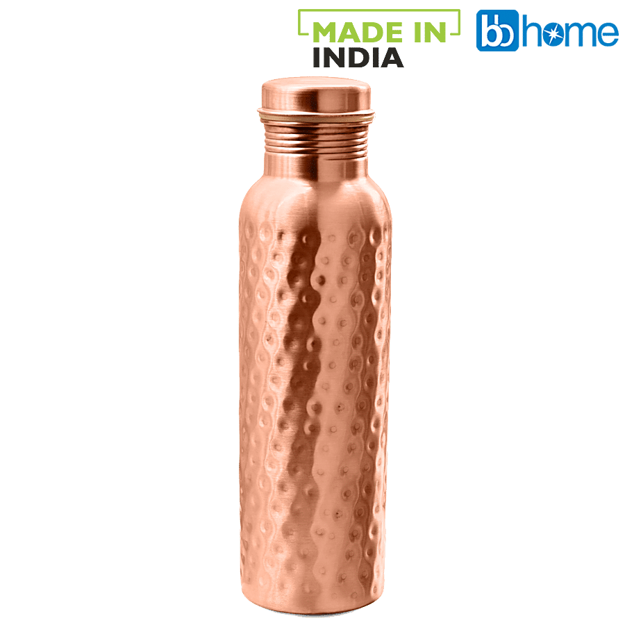 bb home Copper Bottle - Hammered Mirror Finish