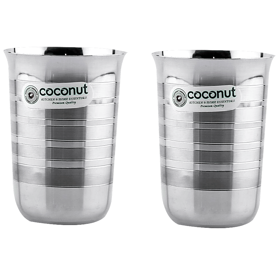 Coconut Stainless Steel A1 Water Glass - Premium