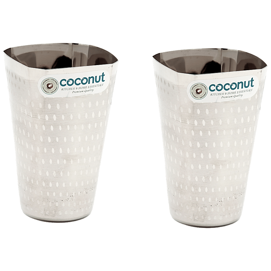 Coconut Stainless Steel A11 Glass - Strong