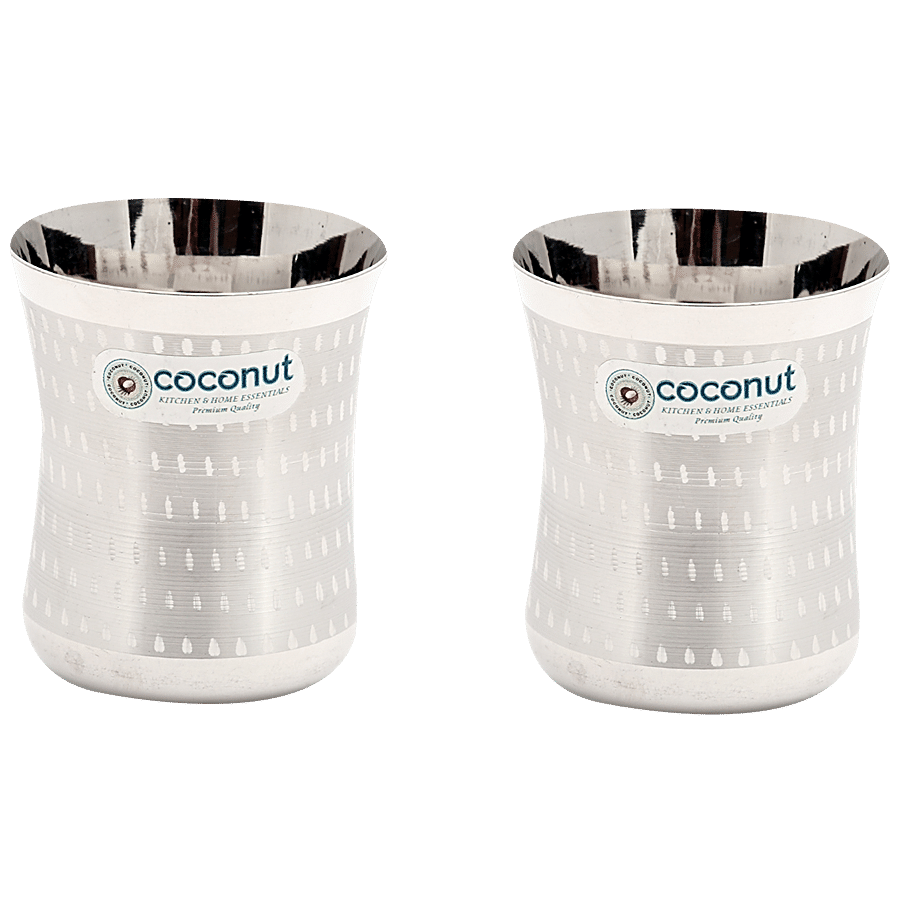 Coconut Stainless Steel A20 ST Water Glass - Premium