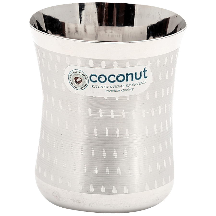 Coconut Stainless Steel A20 ST Water Glass - Premium