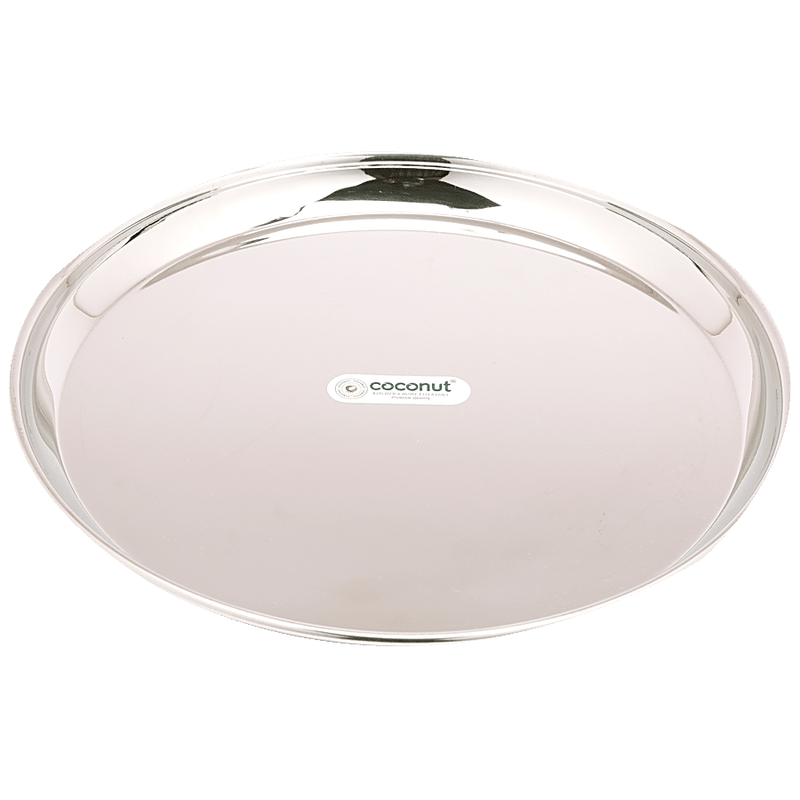 Coconut Stainless Steel Beeding Plate - Premium