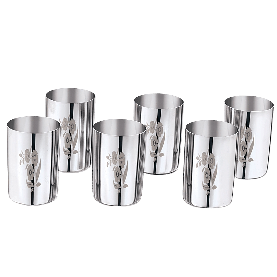 Kitchen Essentials Stainless Steel Amarapali Glass - No.7