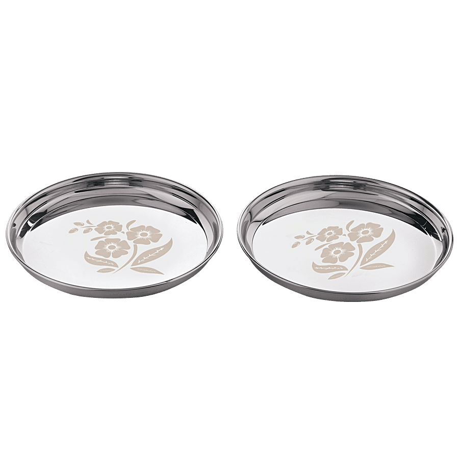 Kitchen Essentials Stainless Steel Bidding Thali - No 13