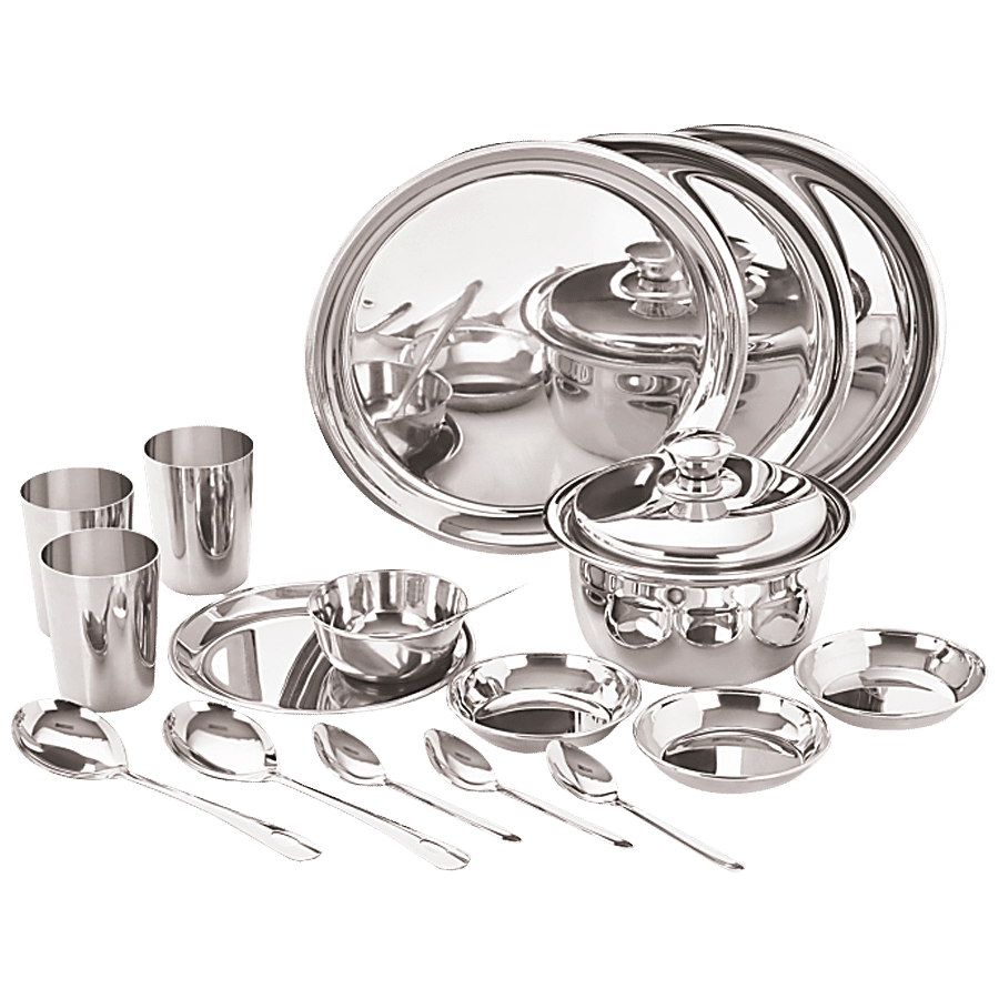 Neelam Premium Stainless Steel Dinner Set