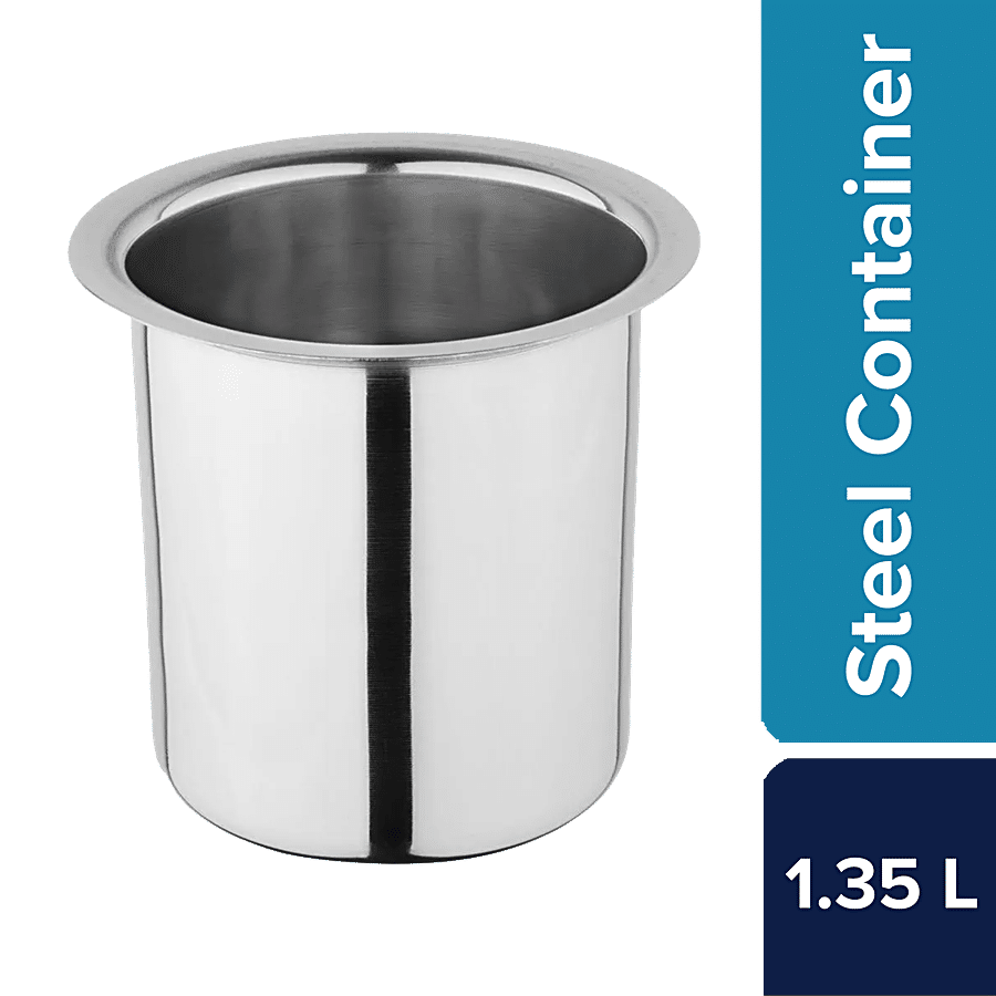 Omega Steel Container/ Gunj / Pot - 11