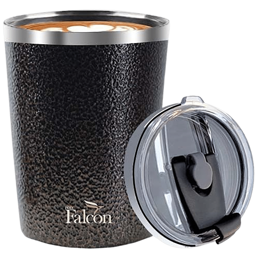 Pdd Falcon Stainless Steel Poppy Cup - With Straw