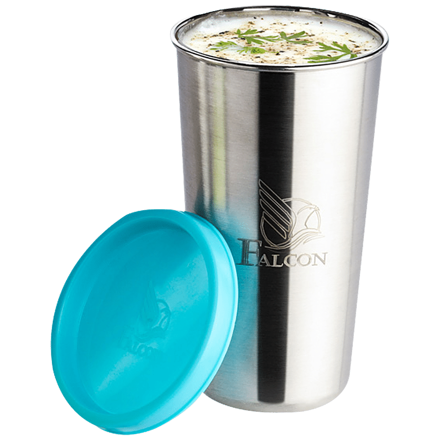 PddFalcon Stainless Steel Glass - With Airtight Lid