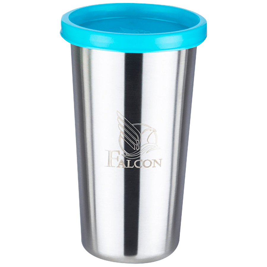 PddFalcon Stainless Steel Glass - With Airtight Lid