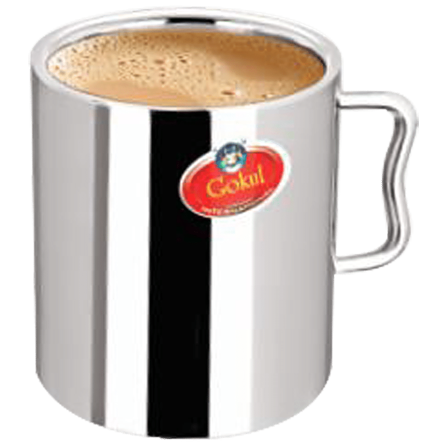 Swastik Steel Stainless Steel Coffee Mug - Double Wall