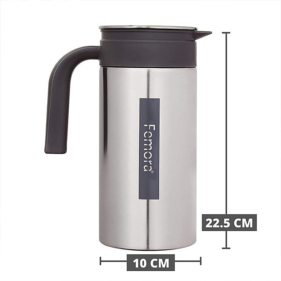 Femora Stainless Steel Grand Jug With Handle - Unbreakable