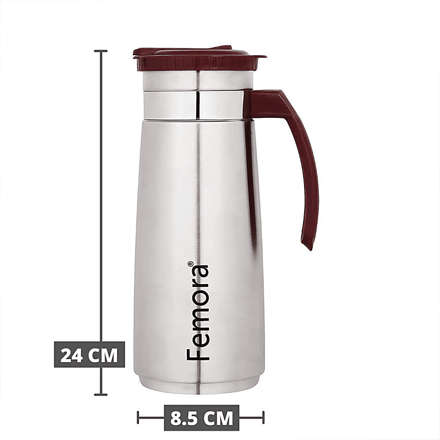 Femora Stainless Steel Jug With Handle - Stylo