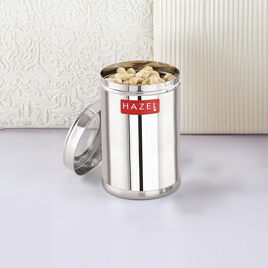 HAZEL Stainless Steel Container S10 - With Transparent See-Through Lid