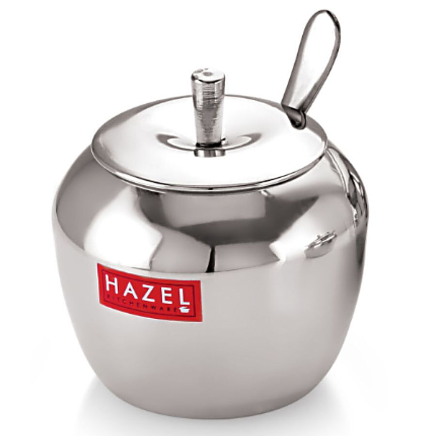 HAZEL Stainless Steel Ghee Pot - Apple Shaped