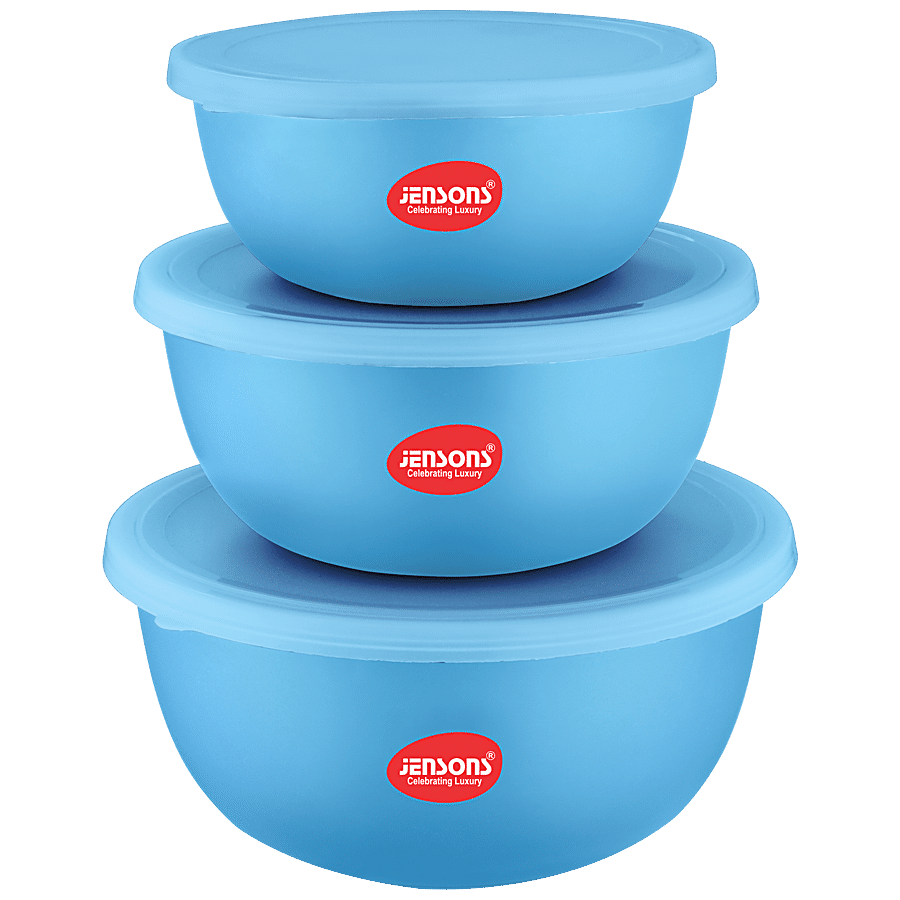 Jensons Flora Microwave Bowl Set - Blue