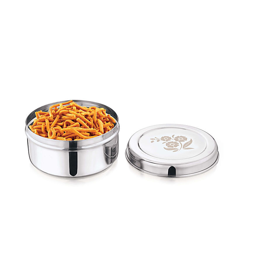 Kitchen Essentials Stainless Steel Puri Dabba - No.7