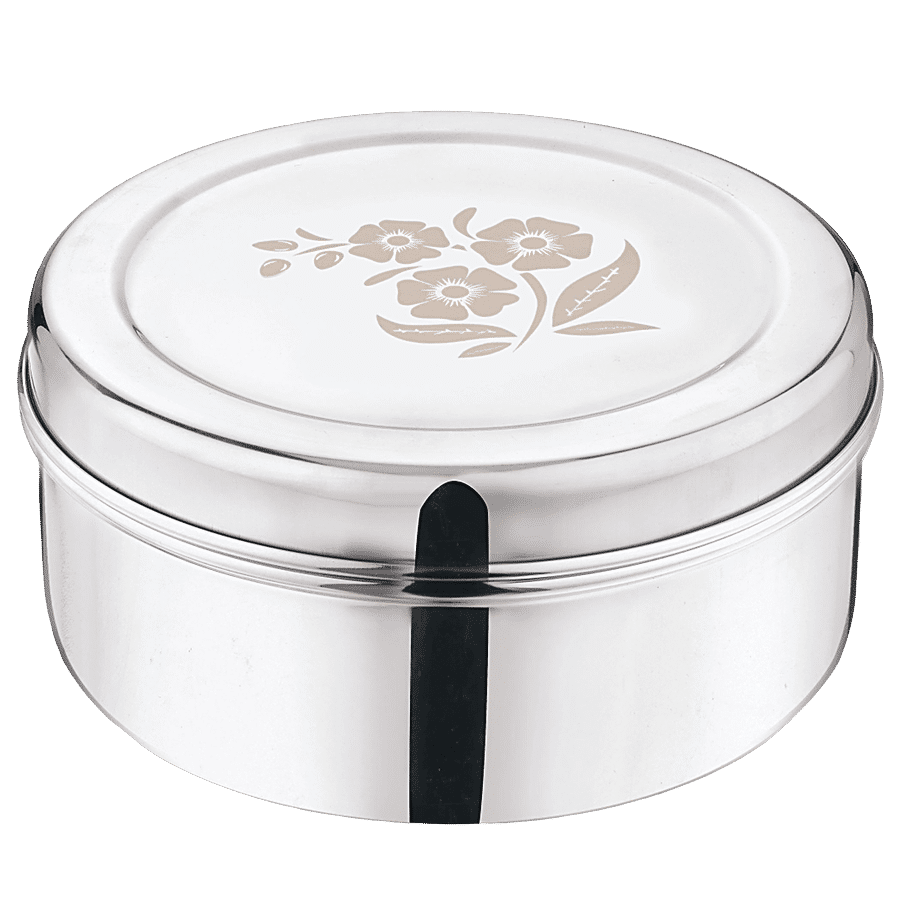 Kitchen Essentials Stainless Steel Puri Dabba - No.8