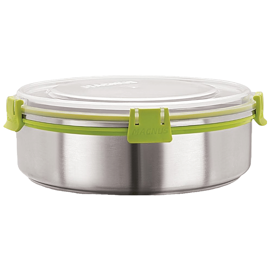 Magnus Klip Lock Stainless Steel Container No. 6 - Stackable