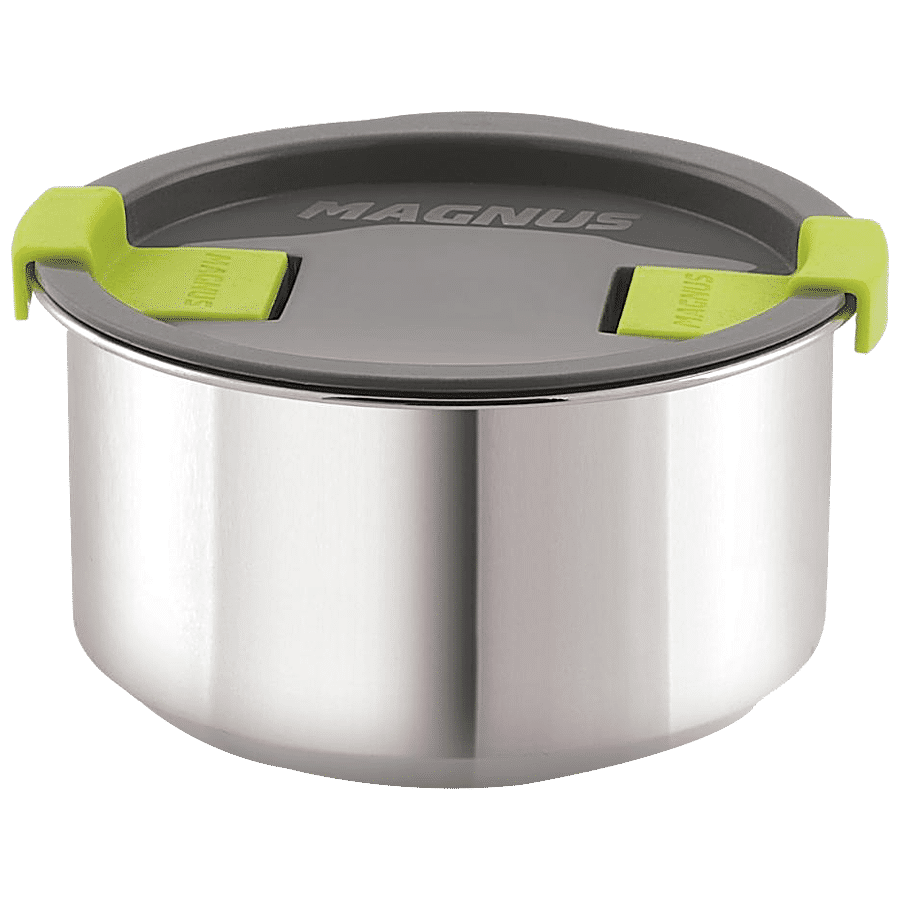 Magnus Steam Lock Container No. 3 Stainless Steel Container - Detachable Clip Lock