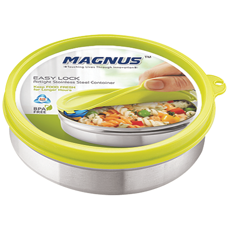 Magnus Storage Steel Airtight Container With PP Lid - Klip Lock