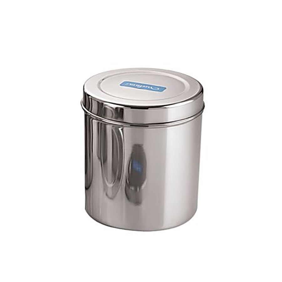 Neelam Canister/Deep Dabba/Storage Container - Stainless Steel