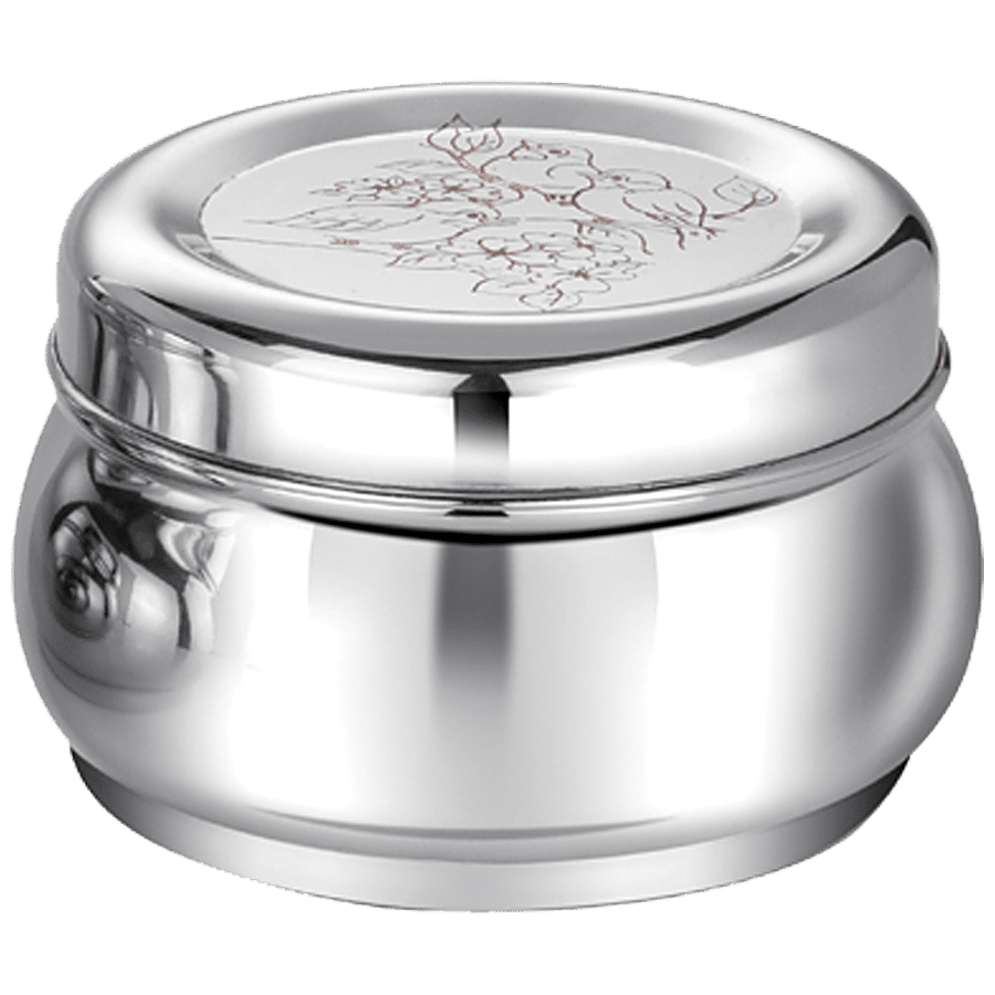 PddFalcon Belly Flat Stainless Steel Container