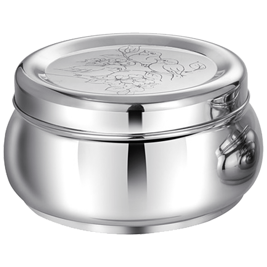 PddFalcon Belly Flat Stainless Steel Container