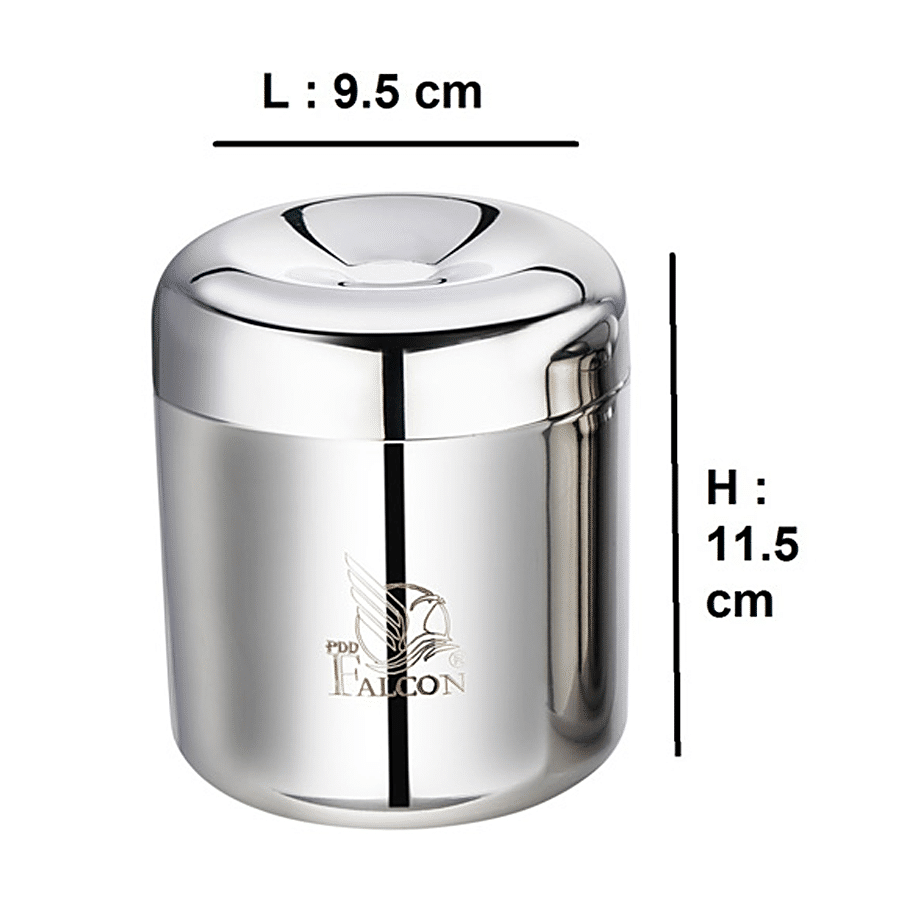 PddFalcon Stainless Steel Apple Canister MR - No 3