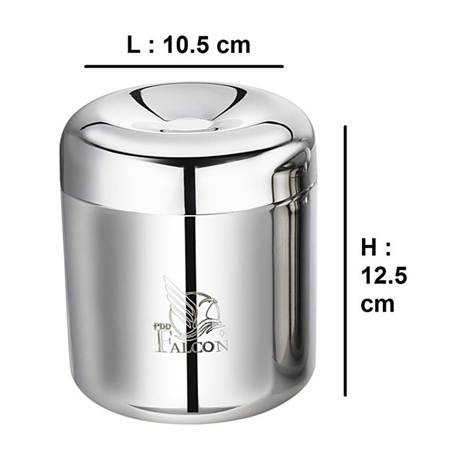 PddFalcon Stainless Steel Apple Canister MR - No 4