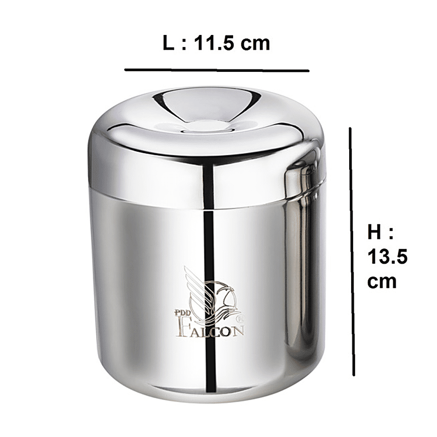 PddFalcon Stainless Steel Apple Canister MR - No 5