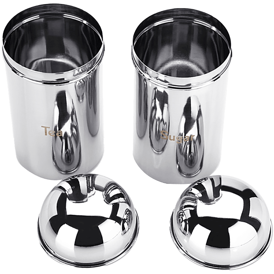 PddFalcon Stainless Steel Dome Storage Canister - Sugar