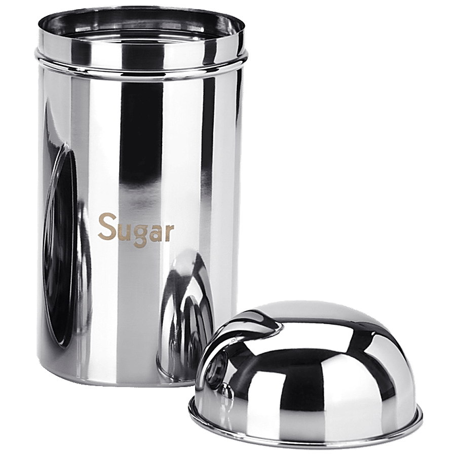 PddFalcon Stainless Steel Dome Storage Canister - Sugar