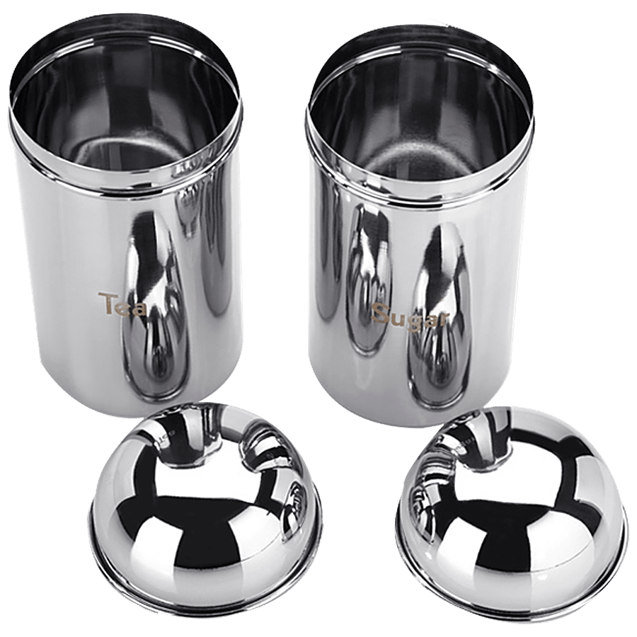 PddFalcon Stainless Steel Dome Storage Canister - Sugar